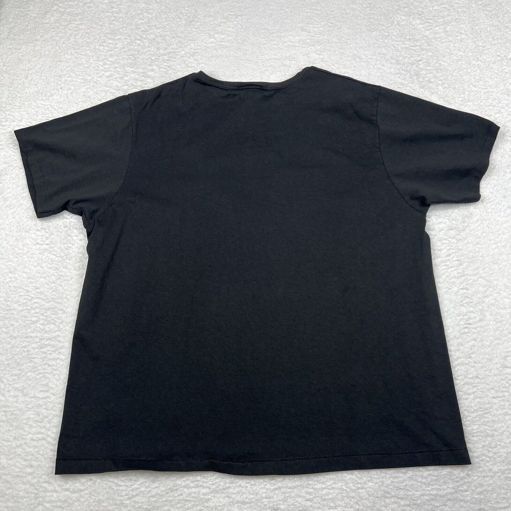 Vintage PGB Shirt Adult Large Black Short Sleeve Single Stitch Embroidered - Picture 4 of 11